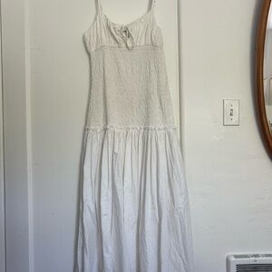 ASOS DESIGN poplin shirred dress